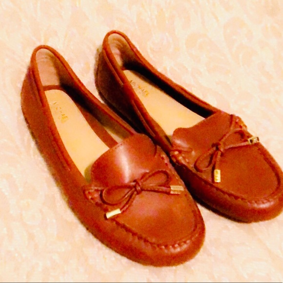 SOLD NWOT Michael Kors Tobacco Brown Sutton Loafer - Picture 3 of 8